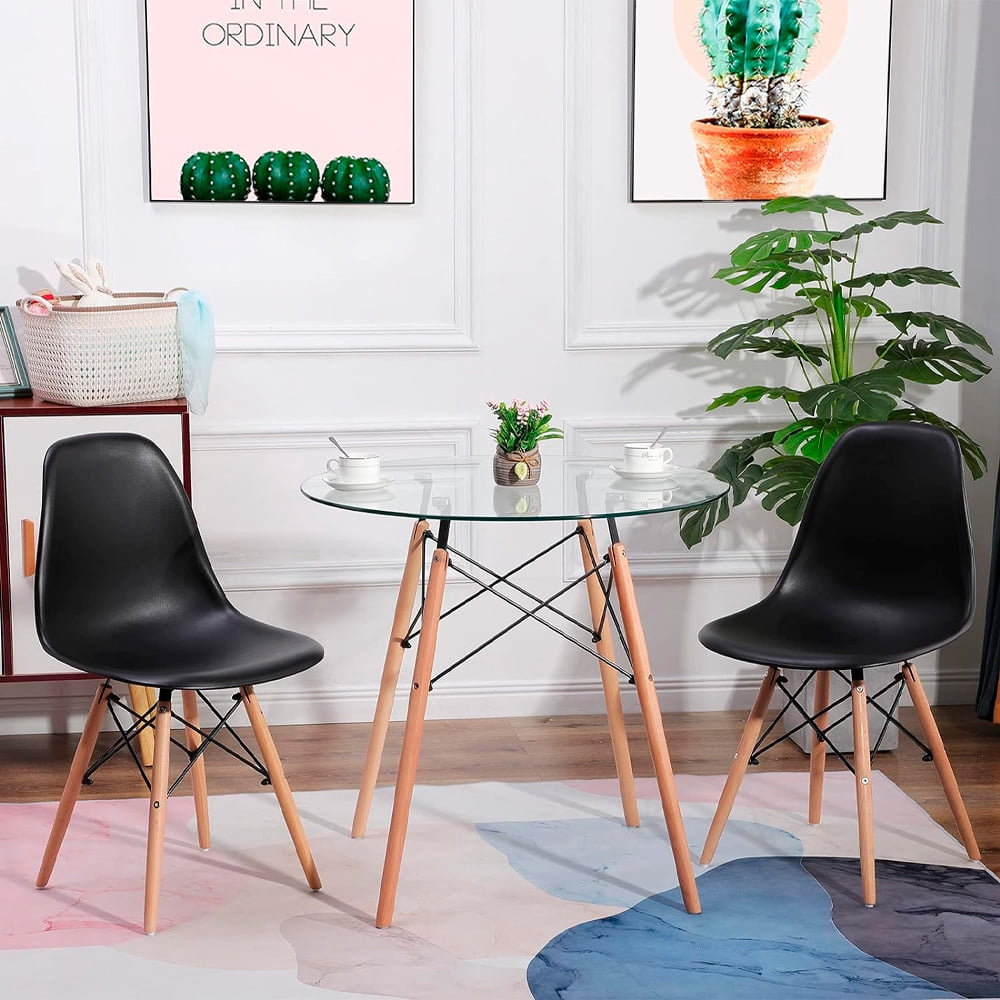 Heavenly Collection Clear Dining Table 32"