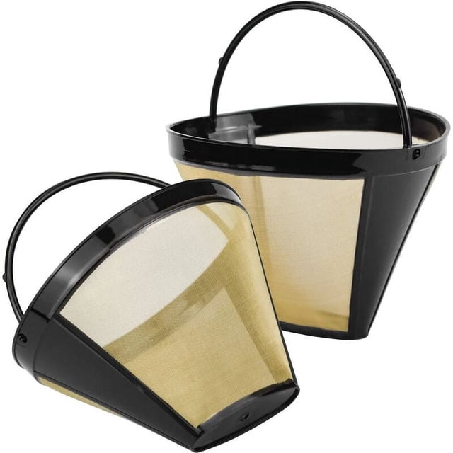 Permanent Coffee Filter Reusable Coffee Filter 2pcs Permanent Filter for Coffee Machine for Making Manual Coffee