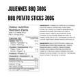 thumbnail image 2 of Yum Yum Juliennes BBQ 300g, 2 of 5