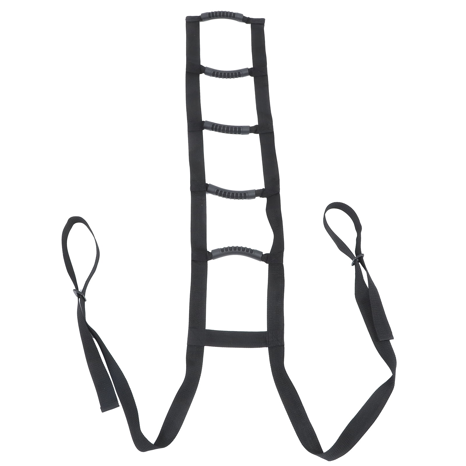 1 Pce Ceinture d'Aide au Réveil pour Aînés, Sangle d'Assistance au Réveil pour Échelle de Lit (Noir)