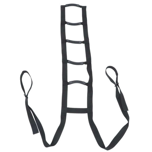 1 Pce Ceinture d'Aide au Réveil pour Aînés, Sangle d'Assistance au Réveil pour Échelle de Lit (Noir)