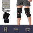 thumbnail image 1 of Decompression Knee Brace, Stable Support of The Knee,Arthritis, Meniscus Tear, Tendinitis Pain, Adjustable Compression Band, Suitable for Men and Women (single), 1 of 5