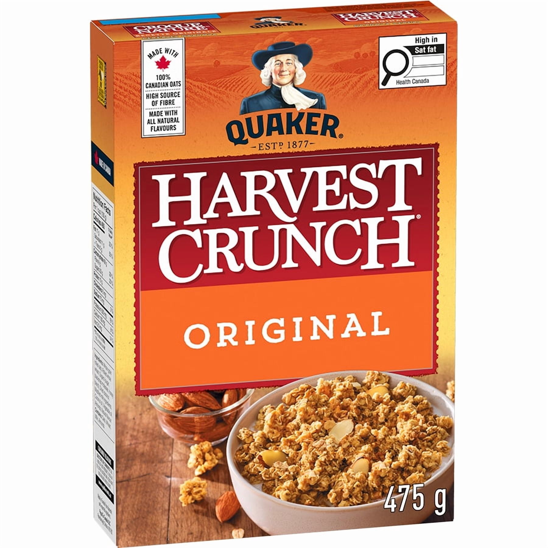 Quaker Harvest Crunch Original Granola Cereal