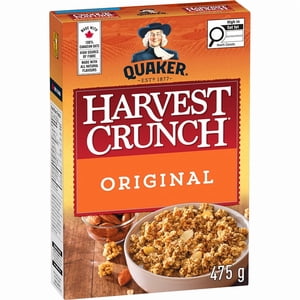 Quaker Harvest Crunch Céréales de Granola d'origine