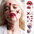 thumbnail image 2 of CAROOTU Halloween Stickers Waterproof Simulation Scratches Scars Bite Marks Simulation Fake Wound Tattoo, 2 of 7