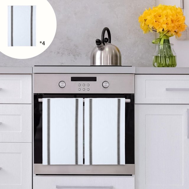 TIMIFIS Polyester Placemats 4Pcs Polyester Cotton Blended Kitchen Towels Table Cloths Kitchen Gadgets