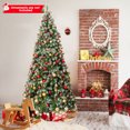 thumbnail image 4 of Patiojoy 9ft Pre-lit Artificial Christmas Tree Pre-decorated Hinged Xmas Tree with 1740 Branch Tips 650 LED Lights 8 Light Modes, 4 of 10