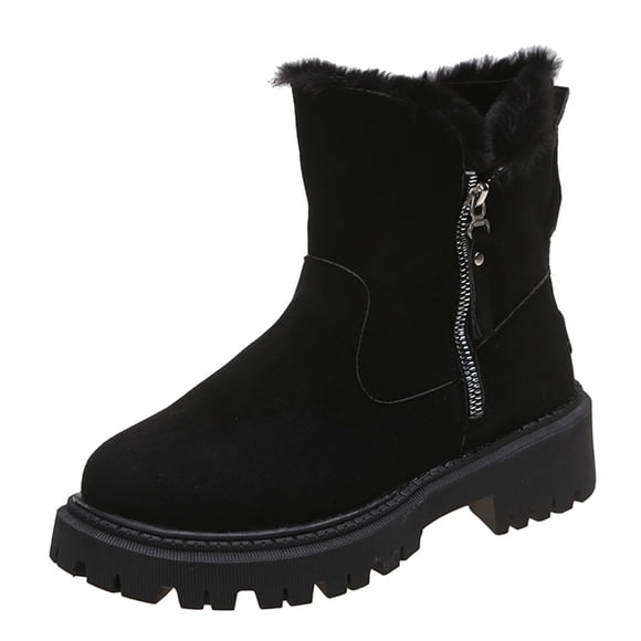 2025 Snow Boots with Warm Womens Snow Boots Size 12 and Cosy Women's Rubber Snow Boots for Women Boots Real Wool Winter Boots for Ultimate Comfort Snow Boots for Women Wide Width and Warmth