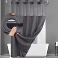 thumbnail image 3 of Shower Curtain Rings Full Star Plain Double Large Ring Shower Curtain Reversible for Bathrooms Heavy Duty Polyester Fabric Shower Curtains Shower Curtains for Bathroom, 3 of 6