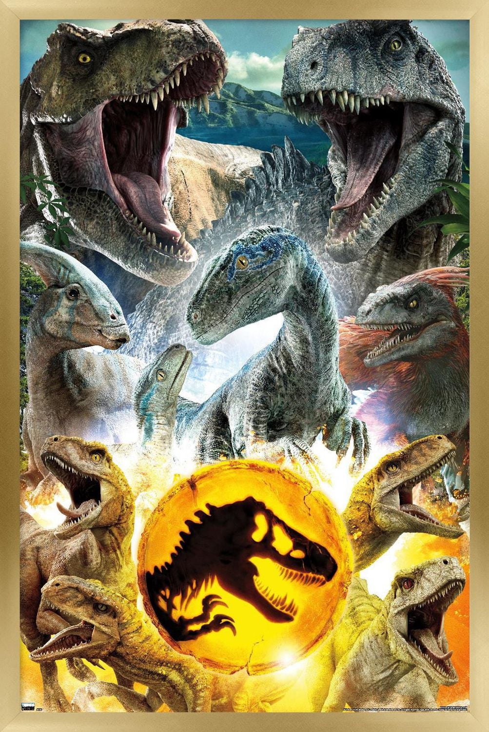 Jurassic World: Dominion - Group Wall Poster, 22.375" x 34"