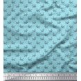 thumbnail image 1 of Soimoi Georgette Viscose Fabric Paper Craft Bird Small Printed Craft Fabric by The Yard 42 Inch Wide, 1 of 3