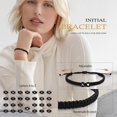 thumbnail image 2 of YSABOXY Heart Initial Bracelets 26 Letters Initial Bracelet A-Z Braided UK, 2 of 6