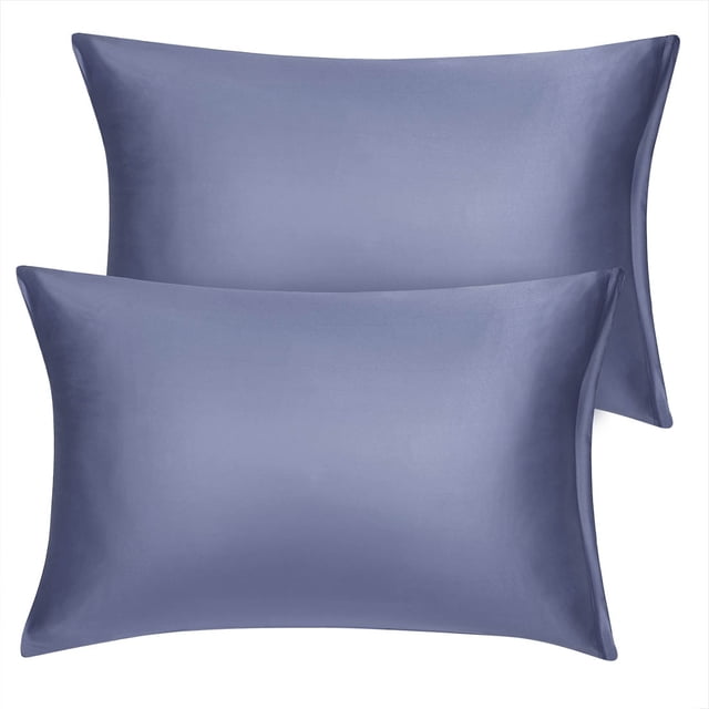Unique Bargains Satin Pillowcase Zippered Silky Sateen