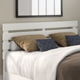 thumbnail image 1 of AFI Oxford Solid Wood Queen Size Modern Headboard with USB Charger in White, 1 of 6