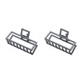 thumbnail image 3 of maskred Pinces à Mode Grand Style Simple à Portée de Main Style Simple Robuste Exquis Accessoires Barrettes pour Femmes Noir/rectangle 2Set, 3 of 6