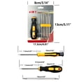 thumbnail image 3 of Precision Screwdriver Set,Small Screwdriver Set,6-In-1 Yu-Shaped Shaped Multi-Function Household Disassembly Screwdriver 12-In-1 Screwdriver Set,Magnetic Screwdriver Set,Insulated Screwdriver Set, 3 of 9