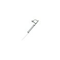 thumbnail image 2 of ziyahi Model Train Lamppost with Ladder Home Landscape Decorations LED Railway Light Miniature Single-Head Track Lamp Table Toys Gray（Scale 1:50） Green（Scale 1:160）, 2 of 6