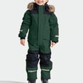 thumbnail image 4 of Veste de Ski pour Enfants Filles Enfants Filles Garçons Combinaisons Colorées une-Pièce Combinaisons de Ski Vestes Combinaisons d'Hiver, 4 of 9