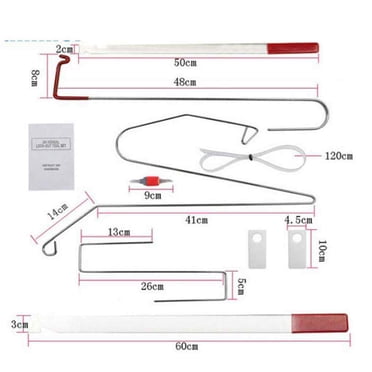 11PCS/Set Universal Car Lock Out Emergency Tool Car door Kit Car Door Maintenance Tools Set with Air Pump Air Cushion