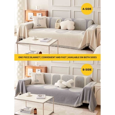 Aqestyerly Universal Sofa Cover Cloth for All-Season Use Anti-Scratch Sofa Blanket Sofa Cushion Couch Slipcover Protector HWRETIE
