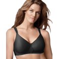 thumbnail image 1 of Playtex Womens Secrets Perfectly Smooth Wirefree Bra, 36DDD, Black Stripe, 1 of 1
