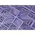 thumbnail image 1 of Ahgly Company Machine Washable Indoor Rectangle Transitional Purple Mimosa Purple Area Rugs, 4' x 6', 1 of 7