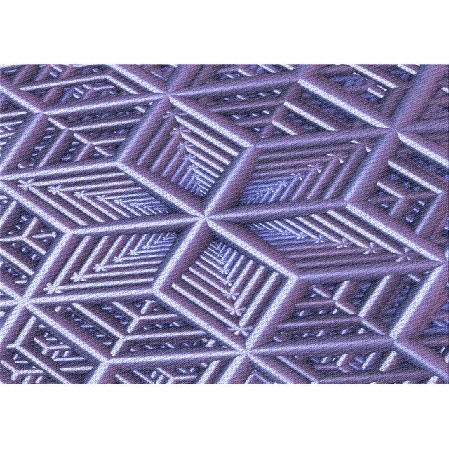 Ahgly Company Machine Washable Indoor Rectangle Transitional Purple Mimosa Purple Area Rugs, 4' x 6'