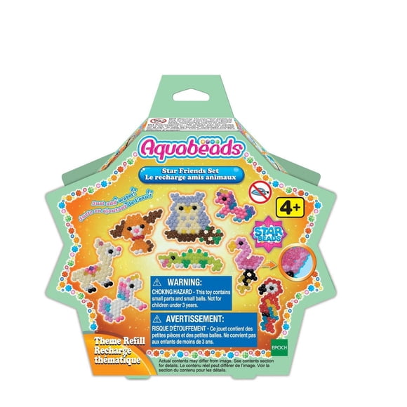 Aquabeads Arts & Crafts Star Friends Recharge de perles avec plus de 600 perles et modèles