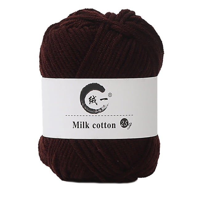 Colorful Hand Knitting 25g Knitting Crochet Milk Soft Baby Cotton Wool Yarn