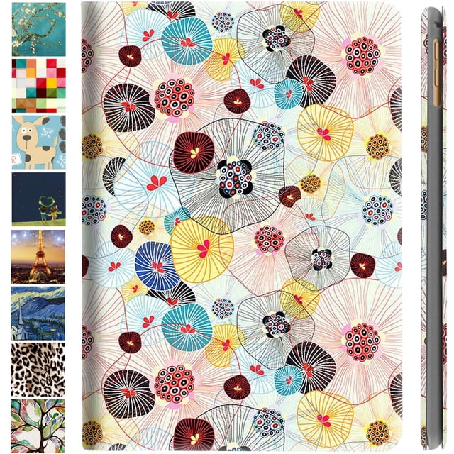 iPad 2016 Pro 9.7 inch Printed Case A1673 MLMP2LL/A MM172LL/A MLMN2LL/A MLMQ2LL/A A1674 A1675 MLMW2LL/A MLMX2LL/A MM192LL/A MLMV2LL/A MLN02LL/A MLMY2LL/A MLN12LL/A MM1A2LL/A MLPW2LL/A - Yarn Flowers