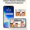 thumbnail image 4 of eufy C10 Baby Monitor Add-On Camera, 2K HD Resolution, 4× Zoom, 351° Pan and 60° Tilt, Motion/Cry/Noise/Temperature Changes, 2-Way Talk, VOX, White Noise, Night Vision, 4 of 6