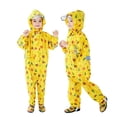 thumbnail image 1 of MIASHUI Combinaison de Pluie une Pièce à Capuche pour Enfants Unisexe, Imperméable pour Garçons Filles, Jaune, TTG, 1 of 5