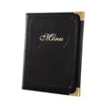 thumbnail image 3 of davian Menus Cover for Service Guide Book Refillable Menu Organizer Price List Book Black, 3 of 8