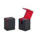thumbnail image 4 of HILABEE Card Deck Box Game Card Storage PU Leather Lightweight Premium Holds 100 Black Red, 4 of 9