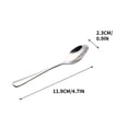 thumbnail image 3 of XZNGL 1010 Smooth Handle Tableware Stainless Steel Spoon Coffee Spoon Fruit Fork Hotel Supplies Round Spoon Dining Spoon Childrens Spoon, 3 of 4