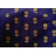 thumbnail image 4 of oneOone Cotton Silk Fabric Floral Block Printed Fabric 1 Yard 42 Inch Wide, 4 of 4