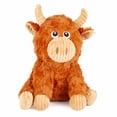 thumbnail image 1 of One Paw, Bull Farm Plush Dog Toy, 9 inches, 1 of 7