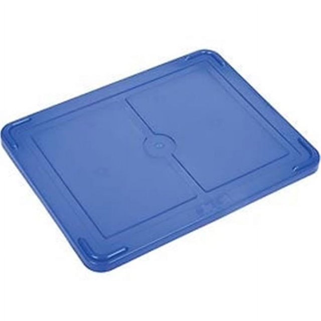 Quantum Storage Systems COV93000BL Couvercle de 22,5 x 17,5 Po pour Récipient à Grille en Plastique Divisible&44; Bleu - Pack de 3