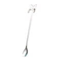 thumbnail image 2 of Boovnll Spoons, Hangable Stainless Steel Spoon 304 Stainless Steel Ice Spoon Stirring Spoon Cute Little Handle Coffee Spoon, Kitchen Gadgets, Plastic Spoons, Spoon, 2 of 2