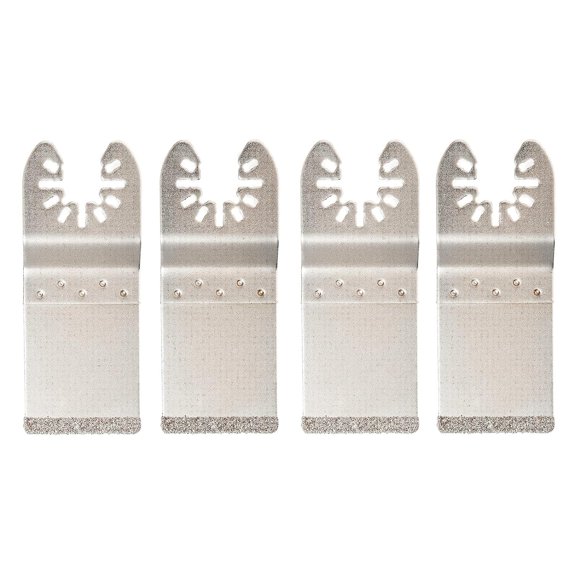 Diamond Oscillating Tool Blades for Grout Removal and Mortar Cleaning, 1.42 inch Flush Cut, Compatible with Dewalt Makita Ryobi Bosch, 4 Pack