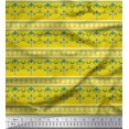 thumbnail image 1 of Soimoi Poly Georgette Fabric Stripe,Floral & Filigree Damask Decor Fabric Printed Yard 42 Inch Wide, 1 of 1