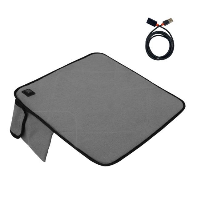 Birdeem Usb Electric Heating Seat Cushion,Portable Heated Seat Cushion,Car Heated Seat Cover Foldable Heating Pad with 3 Temperature Level for Fishing, Hunting