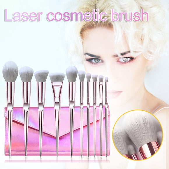 TopLLC Makeup Brushes 10PC Portable makeup brush set, brush, eye shadow brush set makeup brushes
