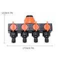 thumbnail image 3 of Birdeem Outdoor Garden Four-Way Diverter Water Outlet Water Controller, 3 of 12