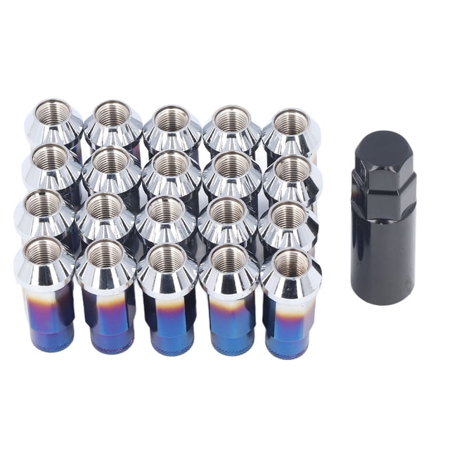 Écrou d'Écrou de Roue, 20 Pcs Écrou d'Écrou de Roue en Métal M12x1.25 Écrous de Remplacement pour Roue Optimisés pour l'Excellence