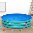 thumbnail image 1 of Yhmxh Round Pool Cover, Solar Covers for Swimming Pools Above Ground, Dust Pool Cover Protector with Drawstring Design for Round Inflatable Swimming Pools, Hot Tub Dustproof Cove(131.89in), 1 of 5