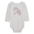 thumbnail image 1 of George Baby Girls' Long-Sleeve Bodysuit, 1 of 2