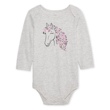 George Baby Girls' Long-Sleeve Bodysuit