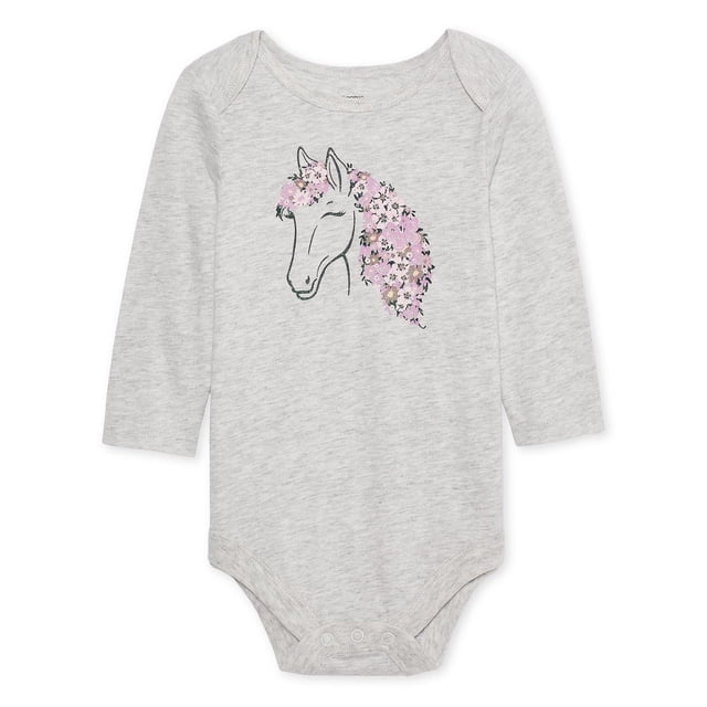 George Baby Girls' Long-Sleeve Bodysuit