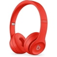thumbnail image 1 of Casque Supra-Auriculaire Sans Fil Beats Solo3 Remis à Neuf - Puce W1, Bluetooth Classe 1, 40 Heures d'Écoute, Microphone et Commandes Intégrés - (Rouge), 1 of 9